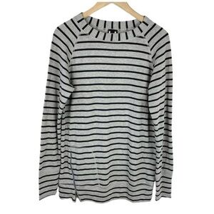 H by Bordeaux Striped Sweater